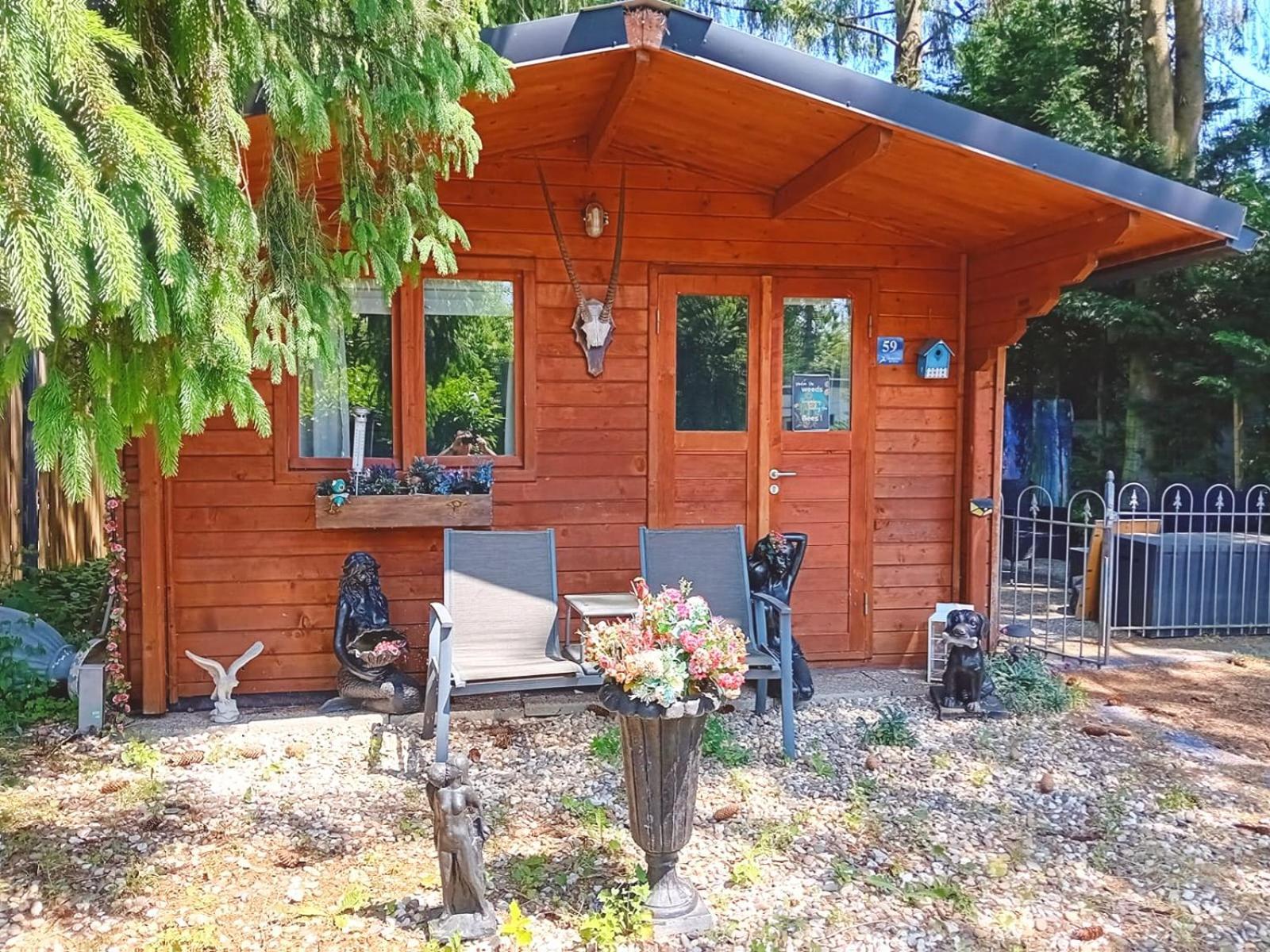 Chalet Op Een Rustig Park In De Natuur Putten Exterior foto
